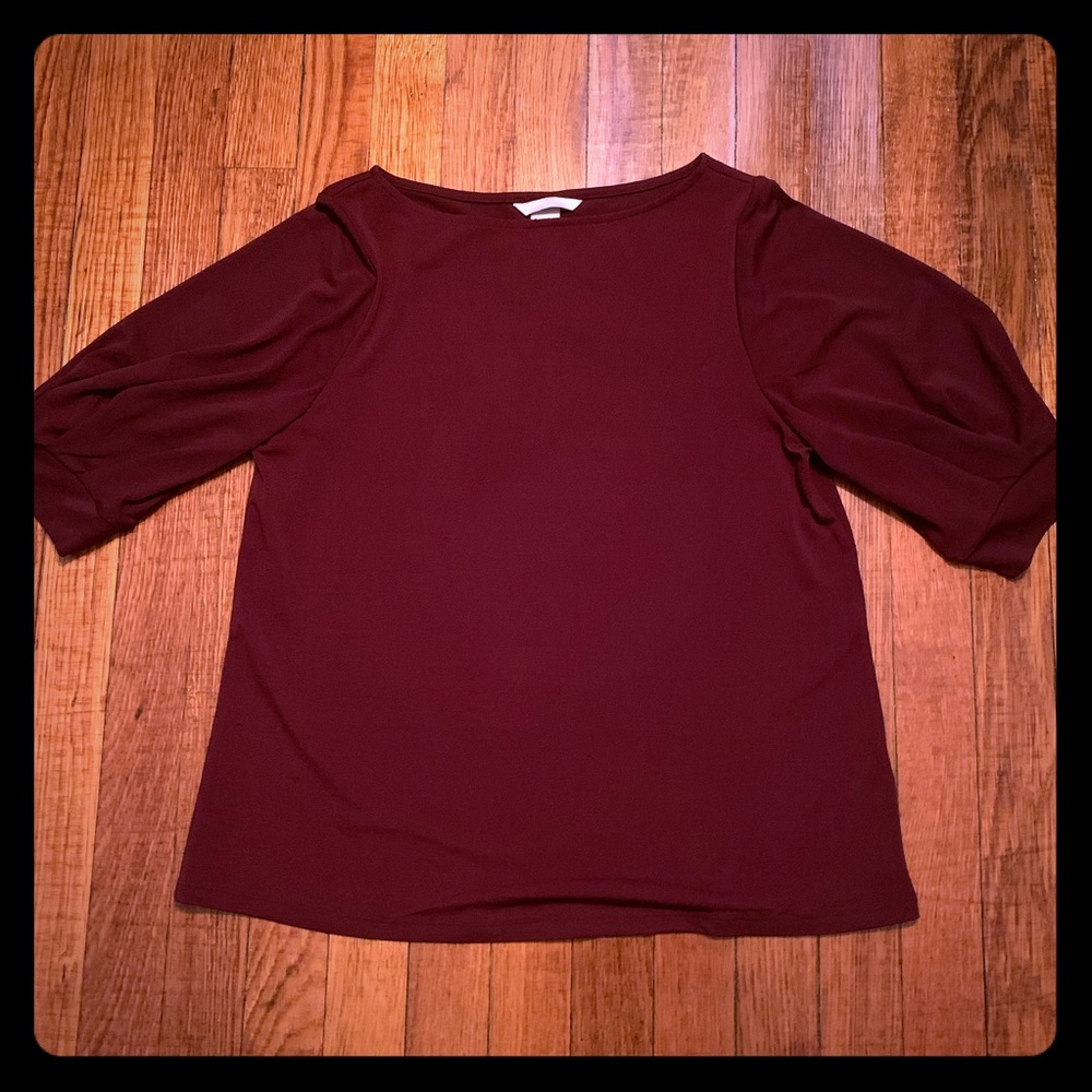 H&M Maroon blouse
